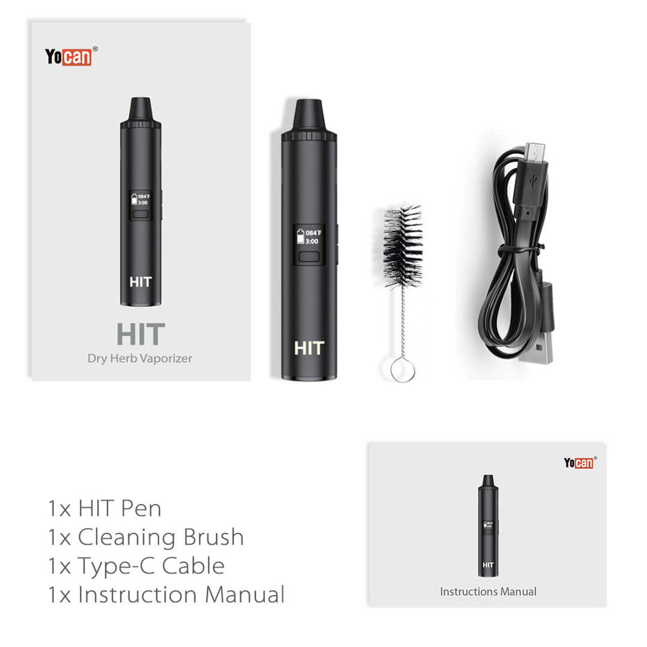 Yocan Hit kit vaporizador herbal